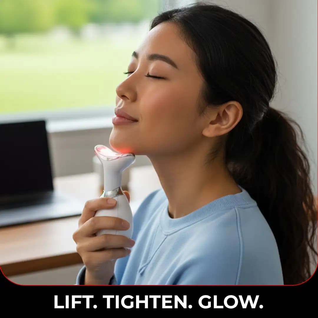 LED Neck & Face Sculpting Massager 7-Color