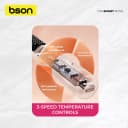 BSON 2-in-1 Cordless Hair Straightener & Curler Comb 4