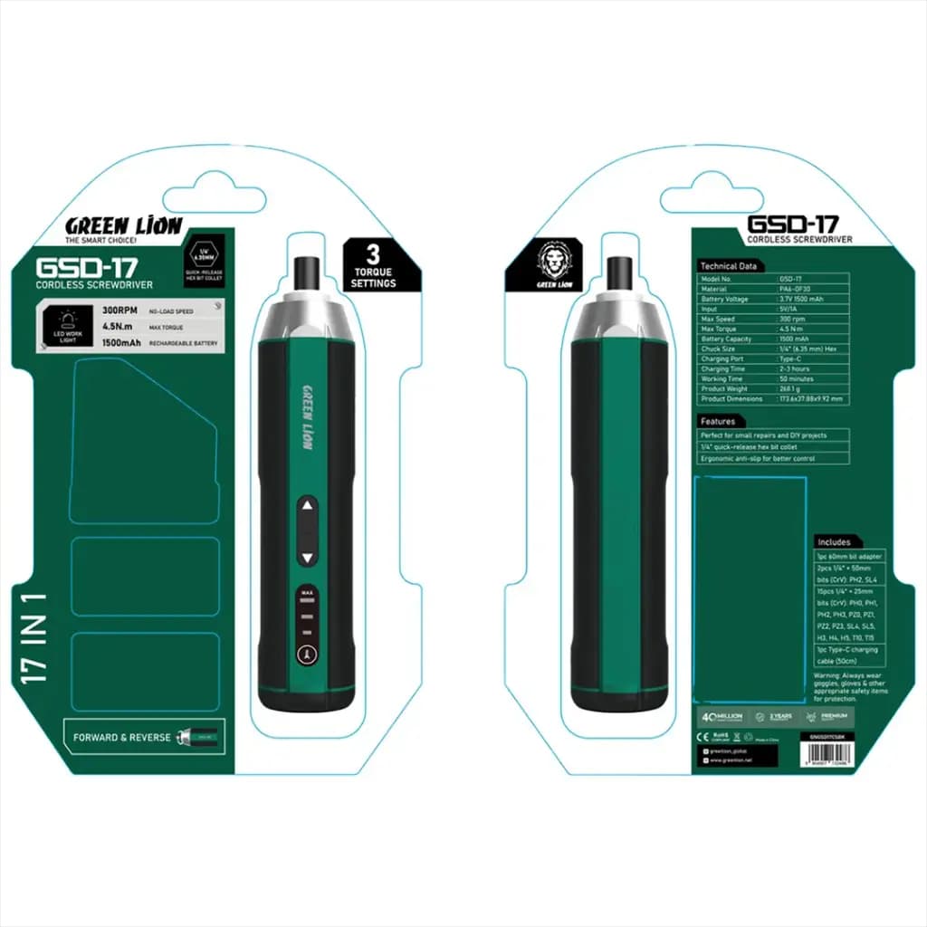 Green Lion Electric Screwdriver