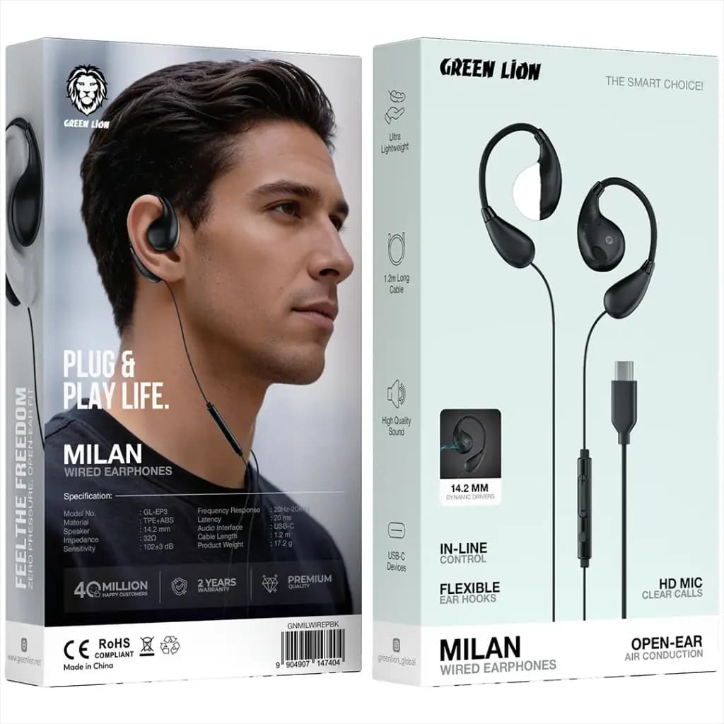 USB-C Wired Earphones with In-line Controls