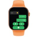 Smartwatch with Orange Strap 1