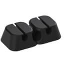 Black Cable Organizer Clip 1