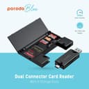 Portable Multi-Card Reader with USB-C & USB-A 3