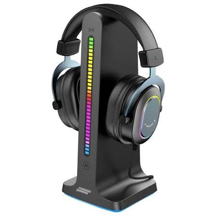 Wireless RGB Gaming Headset with Charging Stand