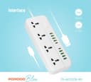 PorodoBlue Multi-Outlet Power Strip with USB Charging Ports 5