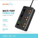 Porodo Blue Power Strip with USB Charging Ports 4