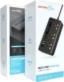 Porodo Blue Power Strip with USB Charging Ports 5