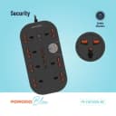 PorodoBlue Multi-Outlet Power Strip with USB Ports 4