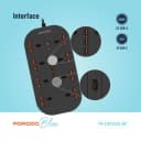 PorodoBlue Multi-Outlet Power Strip with USB Ports 6