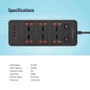 Porodo Blue Power Strip with USB Ports 2