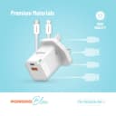 Porodo 20W USB-C & USB-A Wall Charger with USB-C to Lightning Cable 2