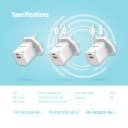 Porodo 20W USB-C & USB-A Wall Charger with USB-C to Lightning Cable 6