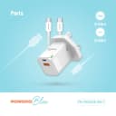 Porodo 20W USB-C Fast Charger with USB-C to USB-C Cable 2
