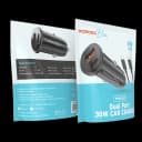 Porodo Blue Dual USB Car Charger 3