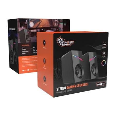 RGB LED Stereo Computer Speakers