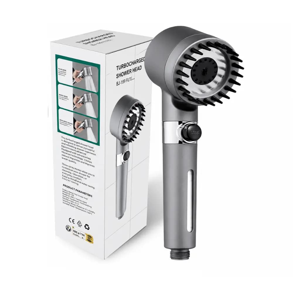Turbocharged Handheld Shower Head
