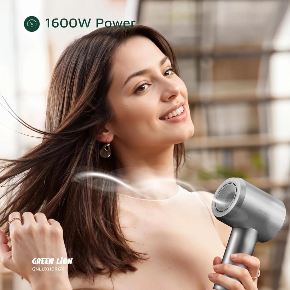 Green Lion Digital Ionic Hair Dryer with LED Display