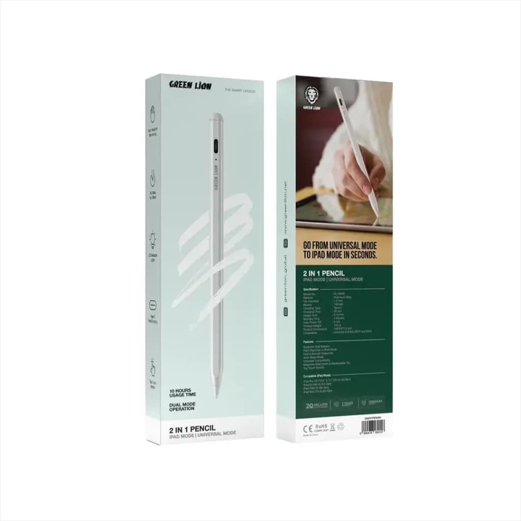 Green Lion 2 in 1 Pencil