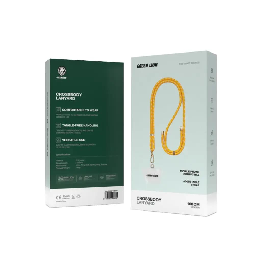Green Lion Crossbody Lanyard