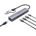 Porodo 5 IN 1 Multi Port Hub 3