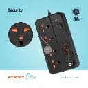 Porodo Blue 4 AC Power Strip 4