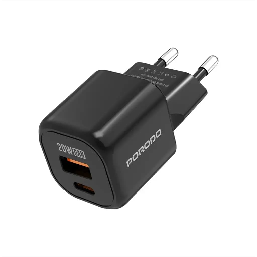 Porodo Dual Port Wall Charger