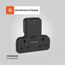Porodo Multi-Port Wall Socket 4