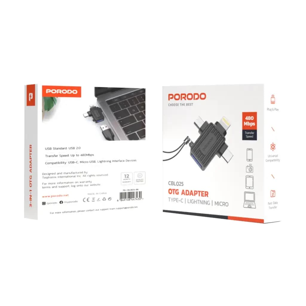 Porodo OTG Adapter