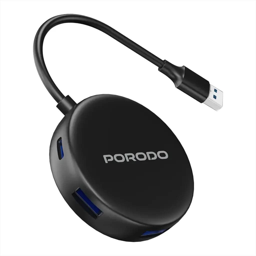 Porodo USB 3.0 4-Port Hub