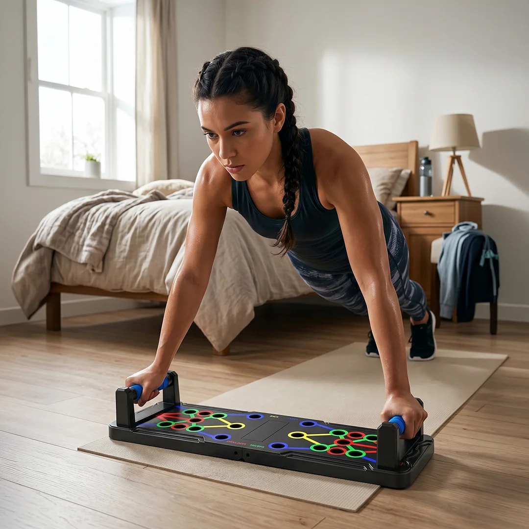 15 in 1 Push Up Board Portable Home Workout Fitness Rack