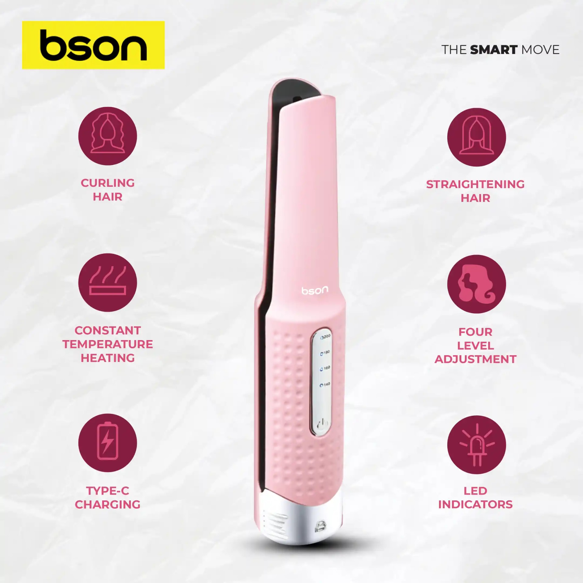 BSON Lock Wireless Hair Styler 6