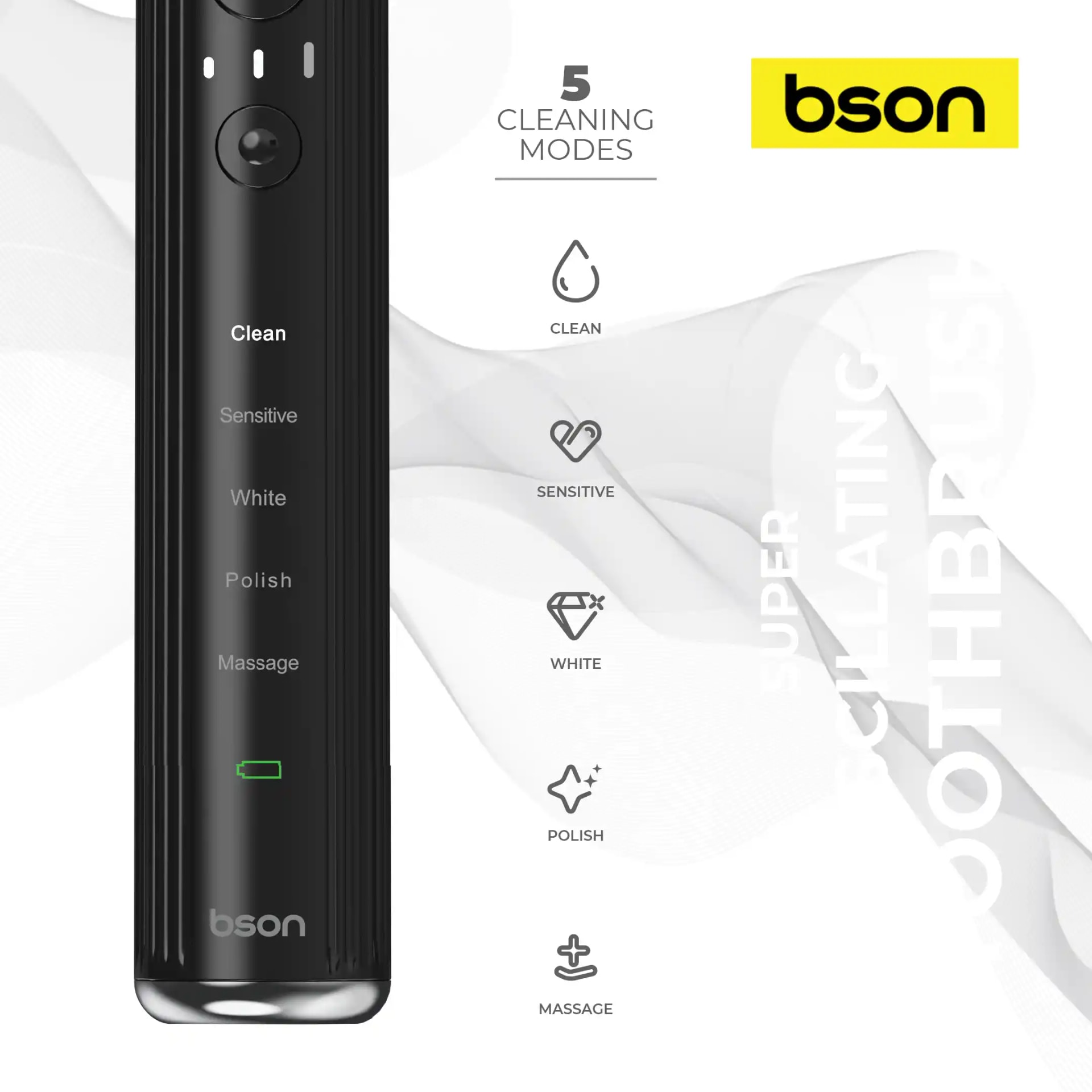 BSON Super Oscillating Electric Toothbrush 4