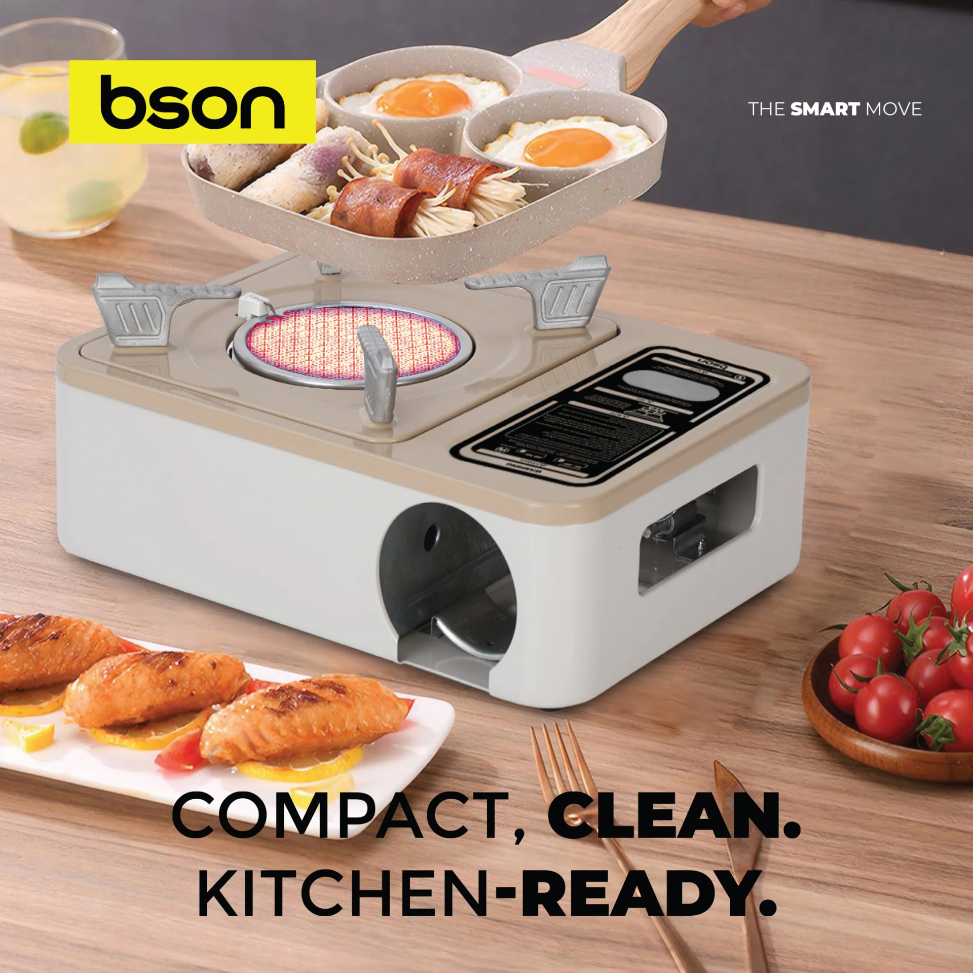BSON Ceramica Portable Stove 2800W 3