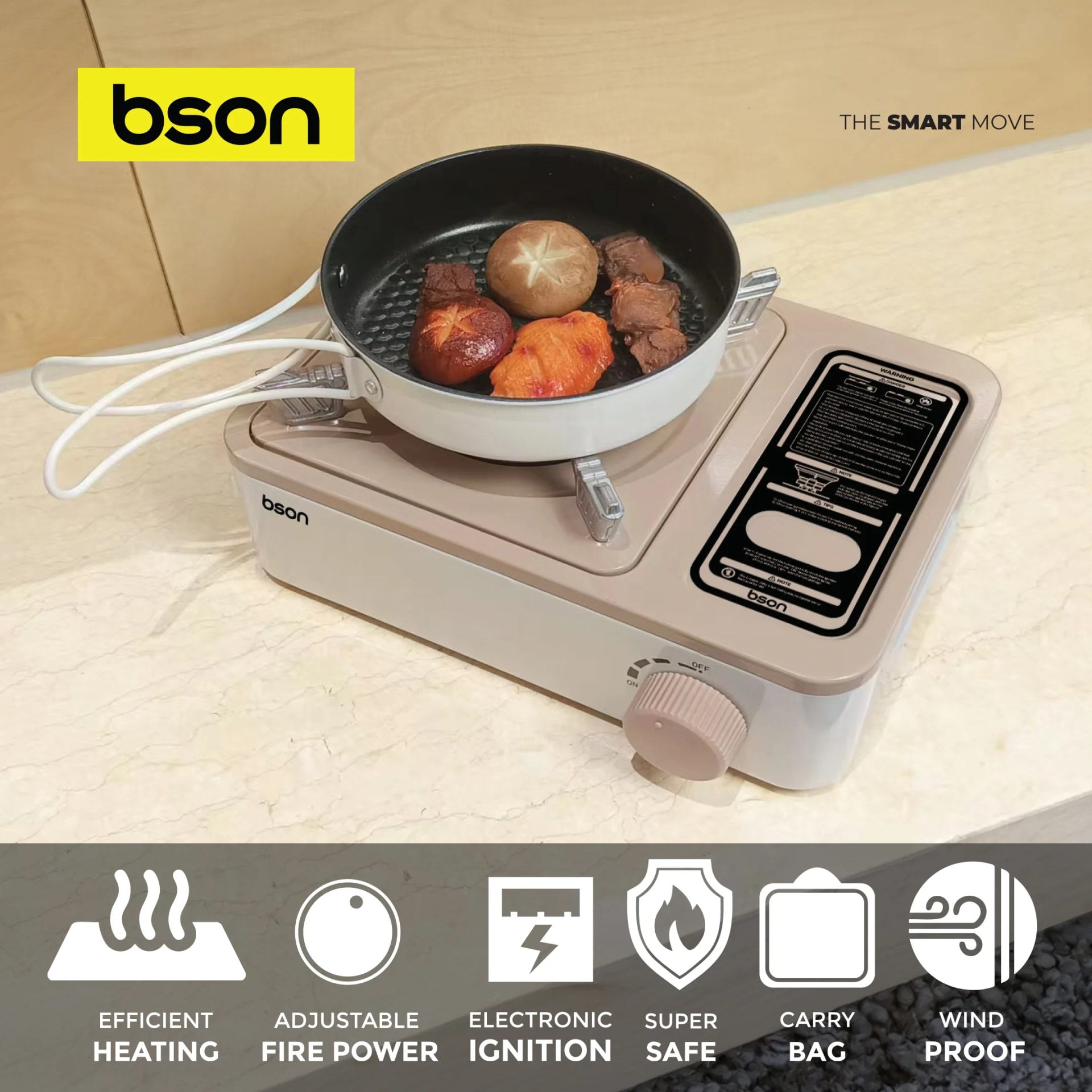 BSON Ceramica Portable Stove 2800W 4