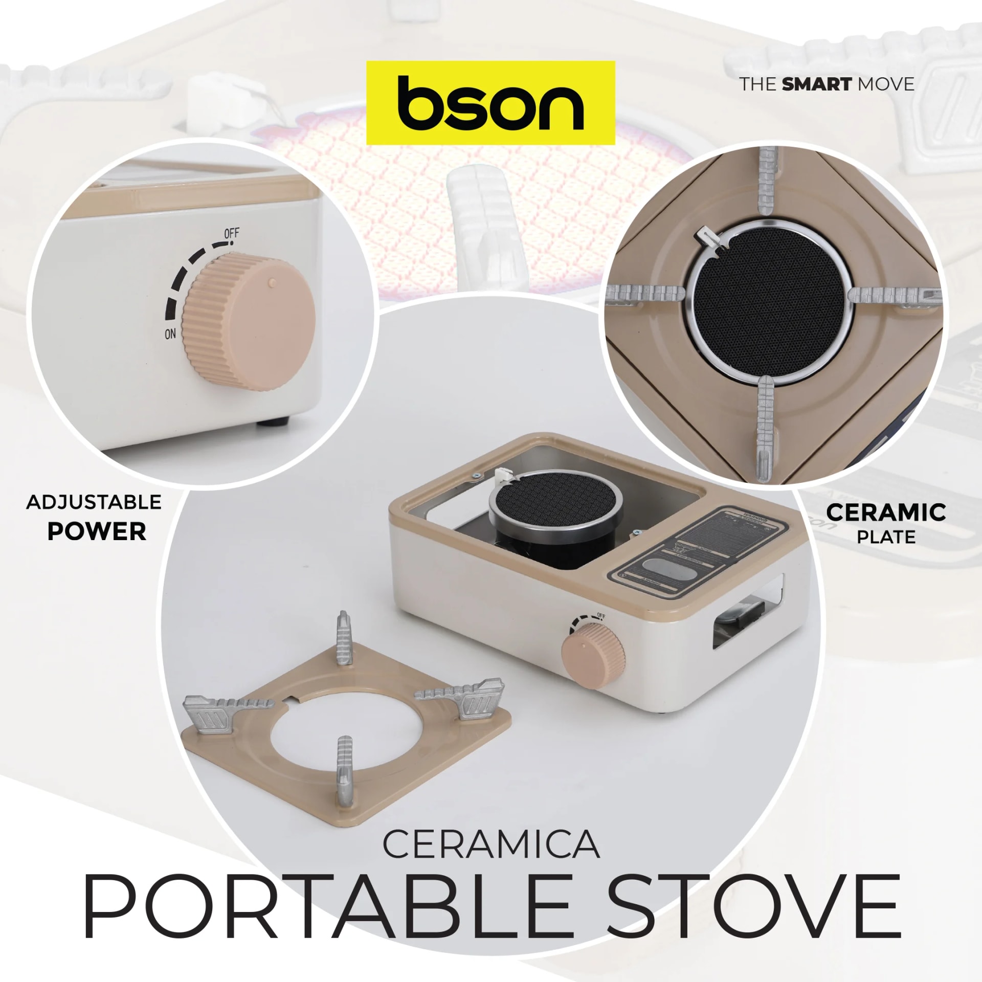 BSON Ceramica Portable Stove 2800W 5