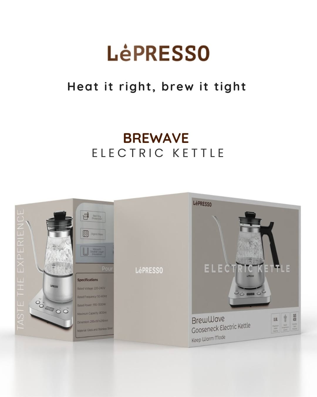 LèPRESSO Electric Kettle 2