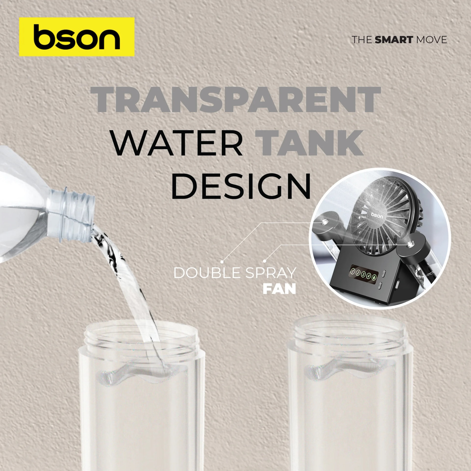 BSON Water Jet Table Fan 3