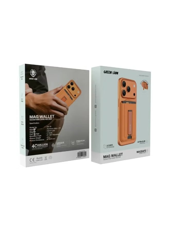 Magnetic Wallet Phone Stand for Smartphones 4