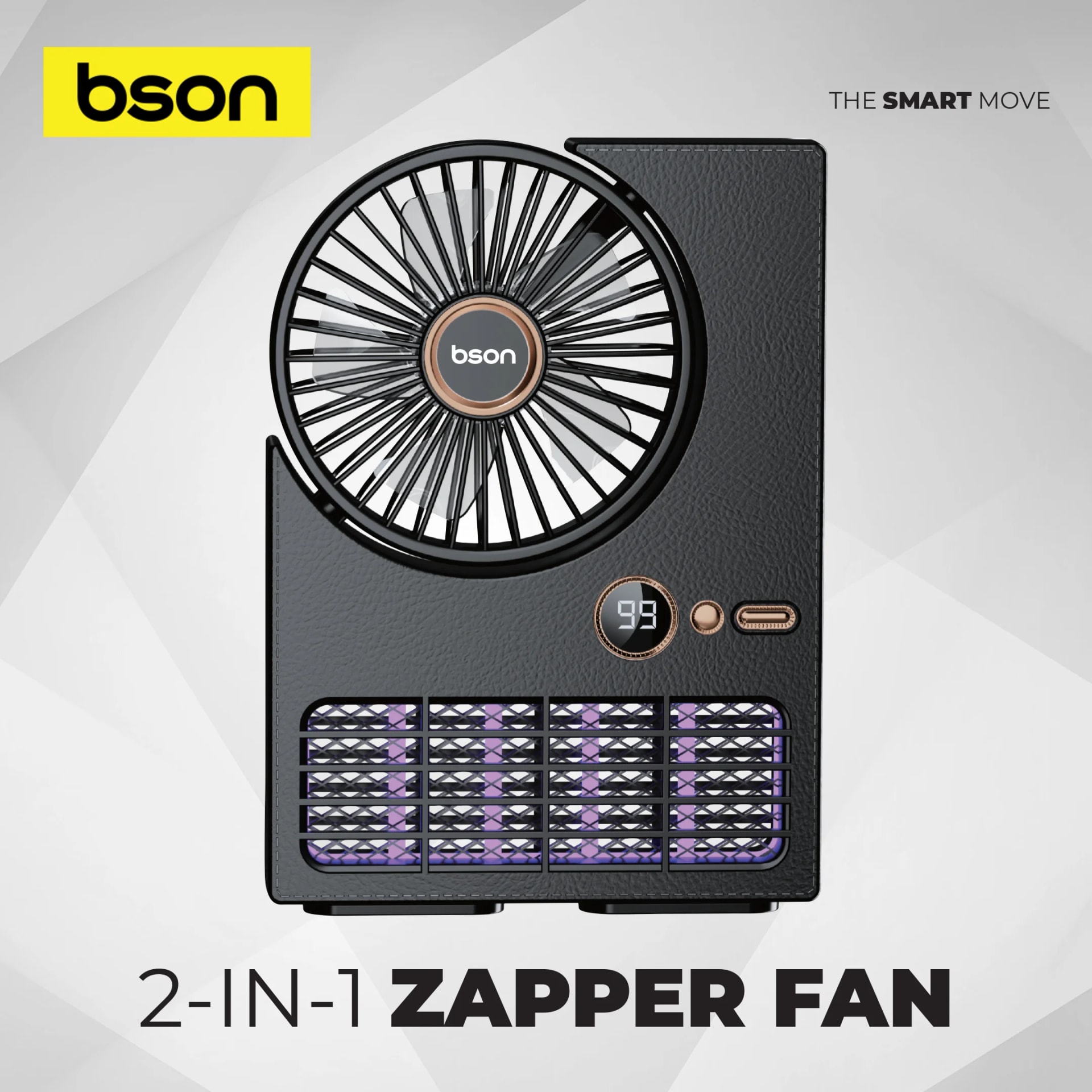 BSON 2-in-1 Portable Fan with Electric Mosquito Killer 3