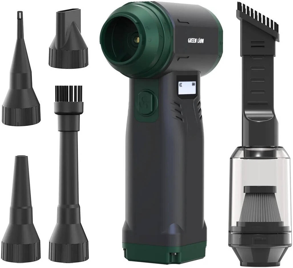 Green Lion Portable Electric Air Duster Vacuum Cleaner