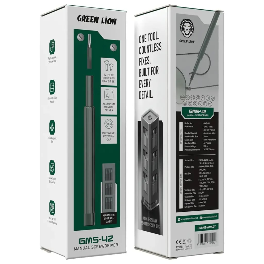 Precision Screwdriver Bit Set with Rotating Stand 2