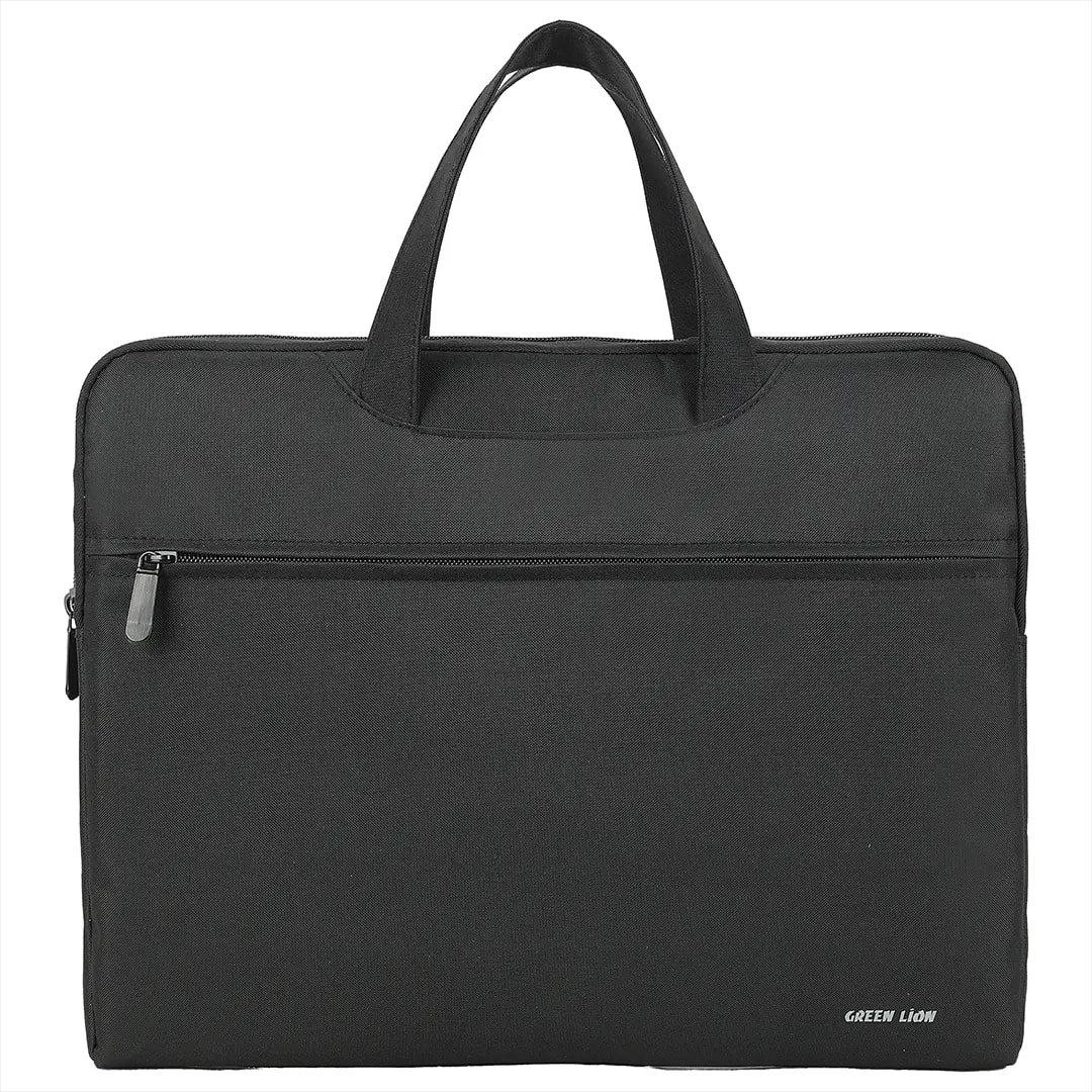 Green Lion Black Laptop Bag