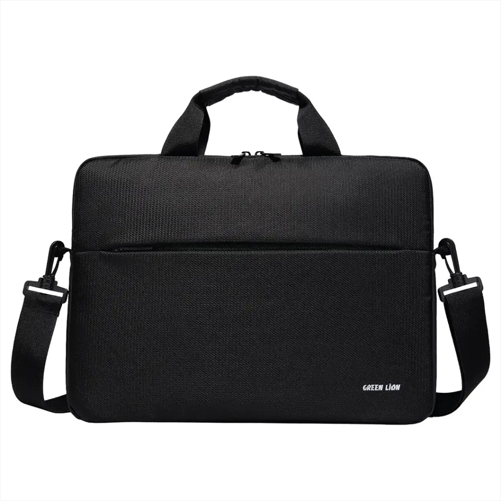Green Lion Black Laptop Bag