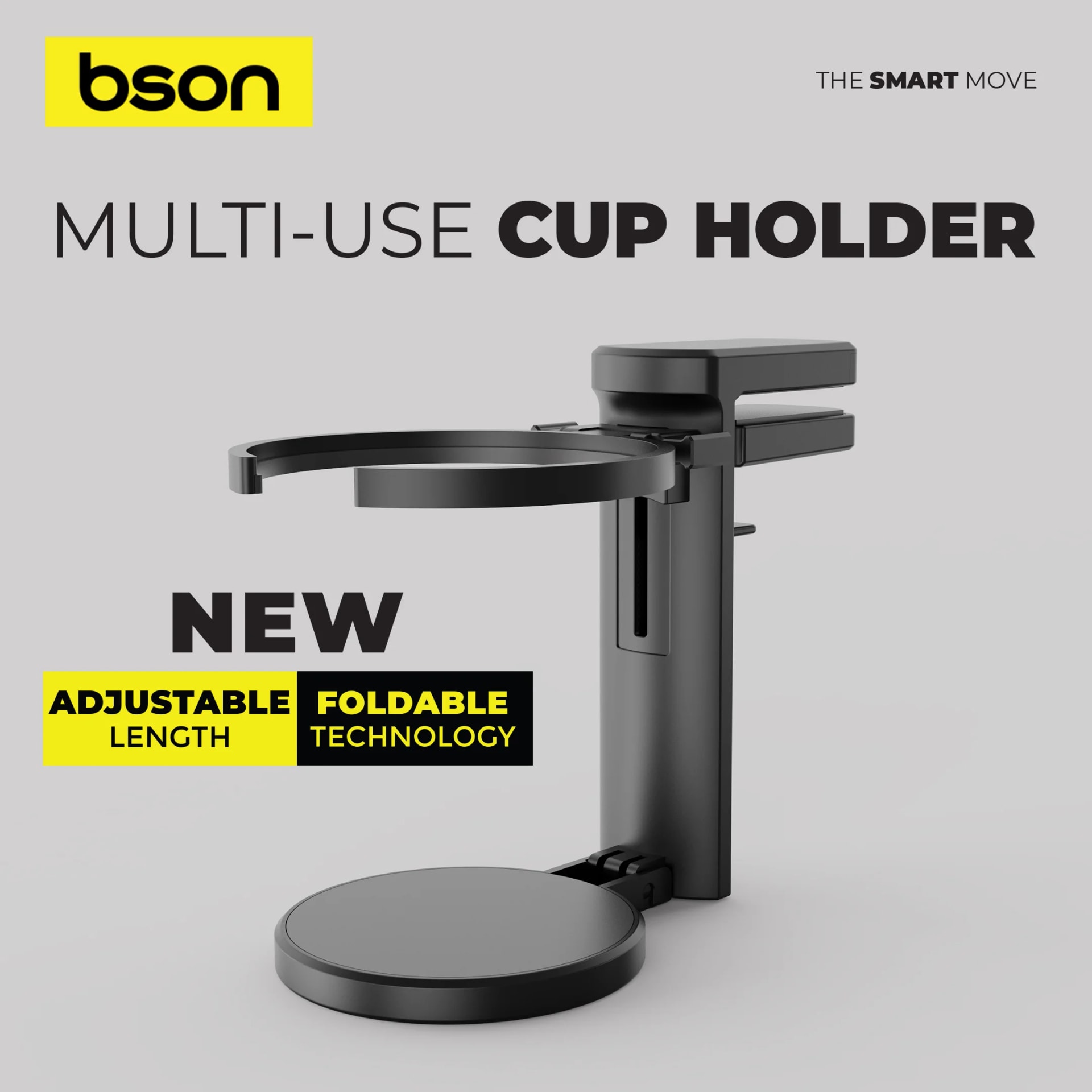 BSON Multi-Use Adjustable Cup Holder 3