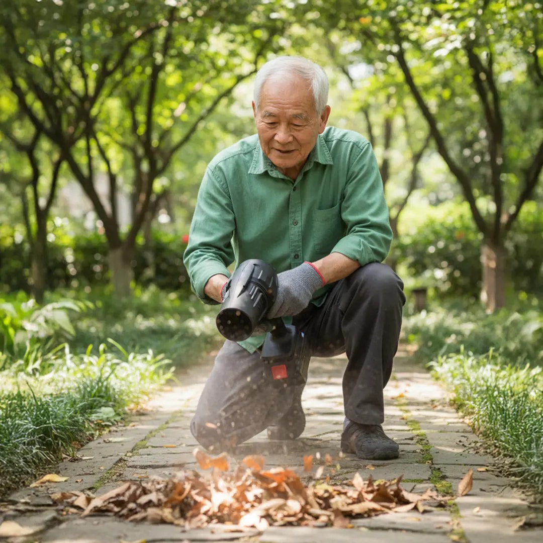 Turbo Cordless Leaf Blower – 21V Powerful for Every Task - Single & Double Battery Model 2