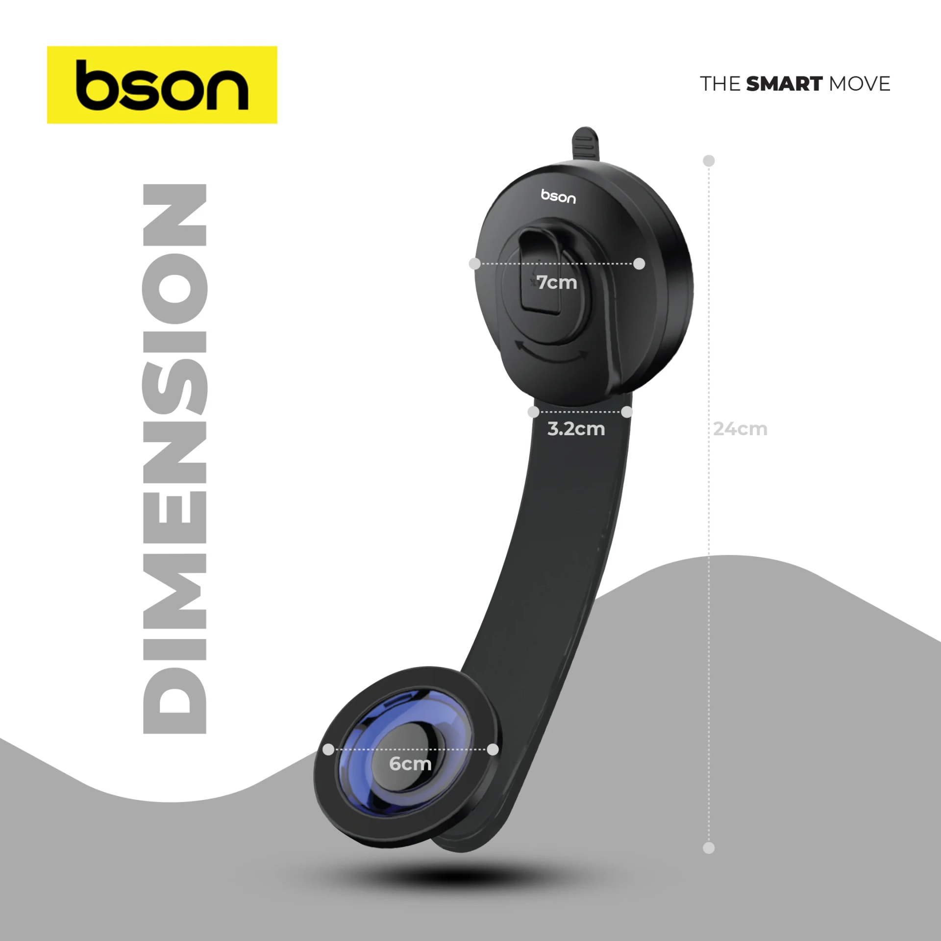 BSON Ultimate Suction Phone Holder 6