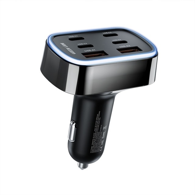 Multi-Port USB Car Charger Adapter