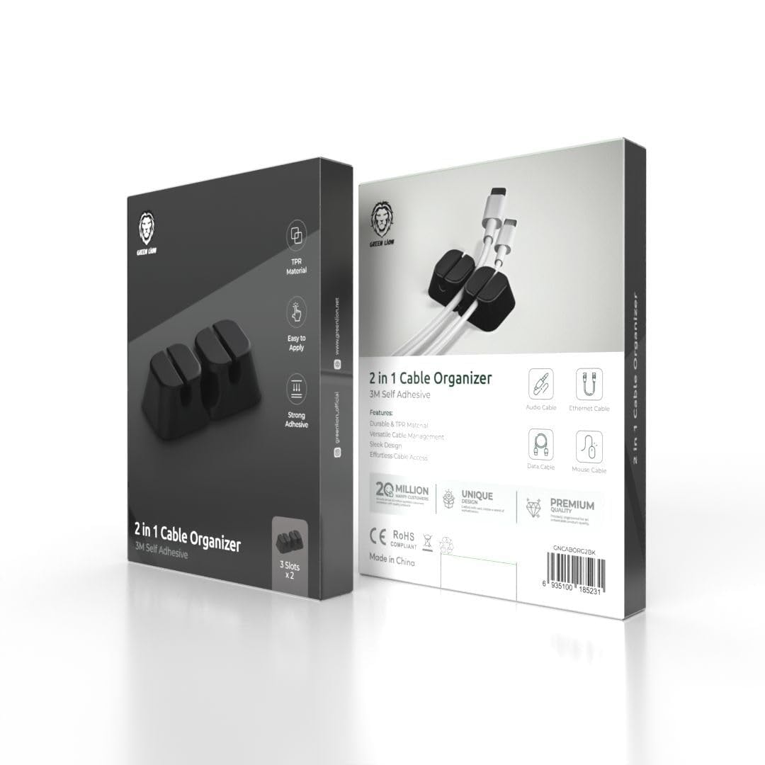 Black Cable Organizer Clip 4