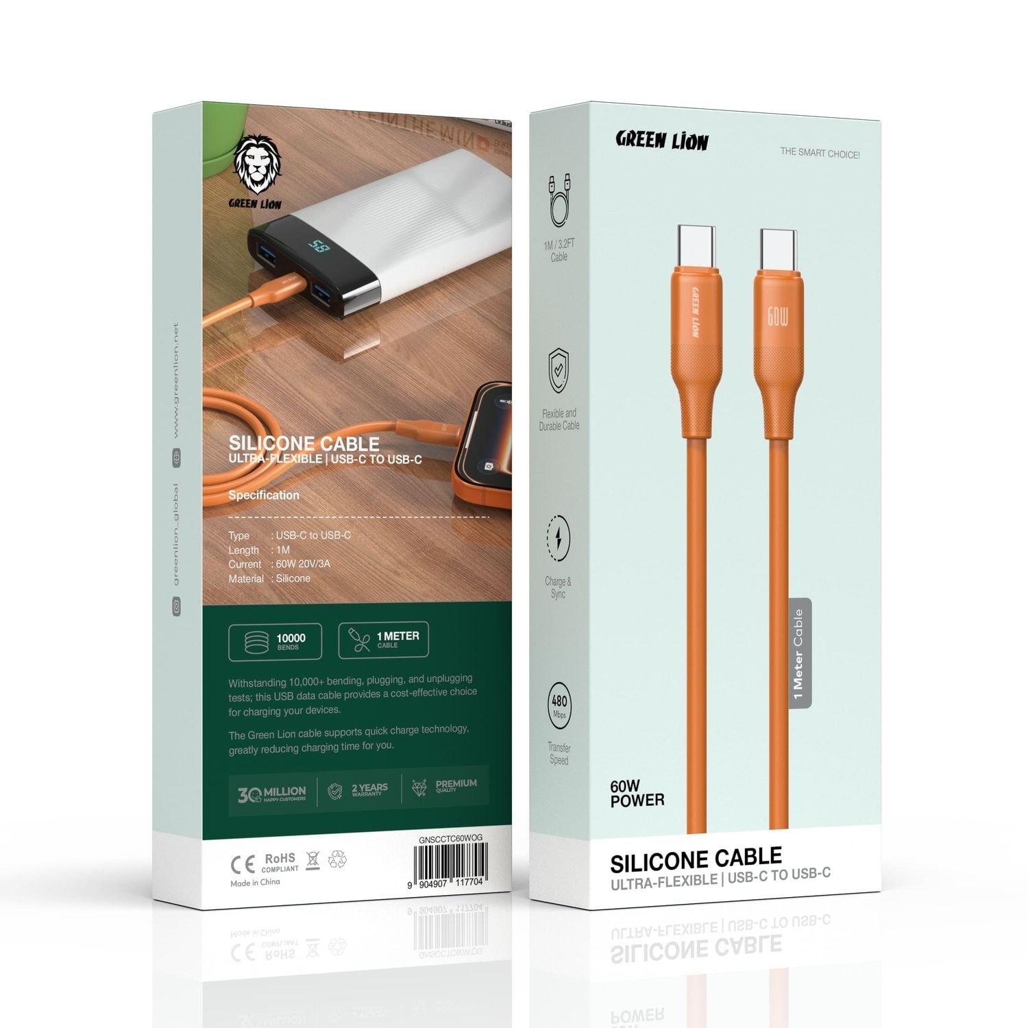 Green Lion 60W USB-C to USB-C Charging Cable 6