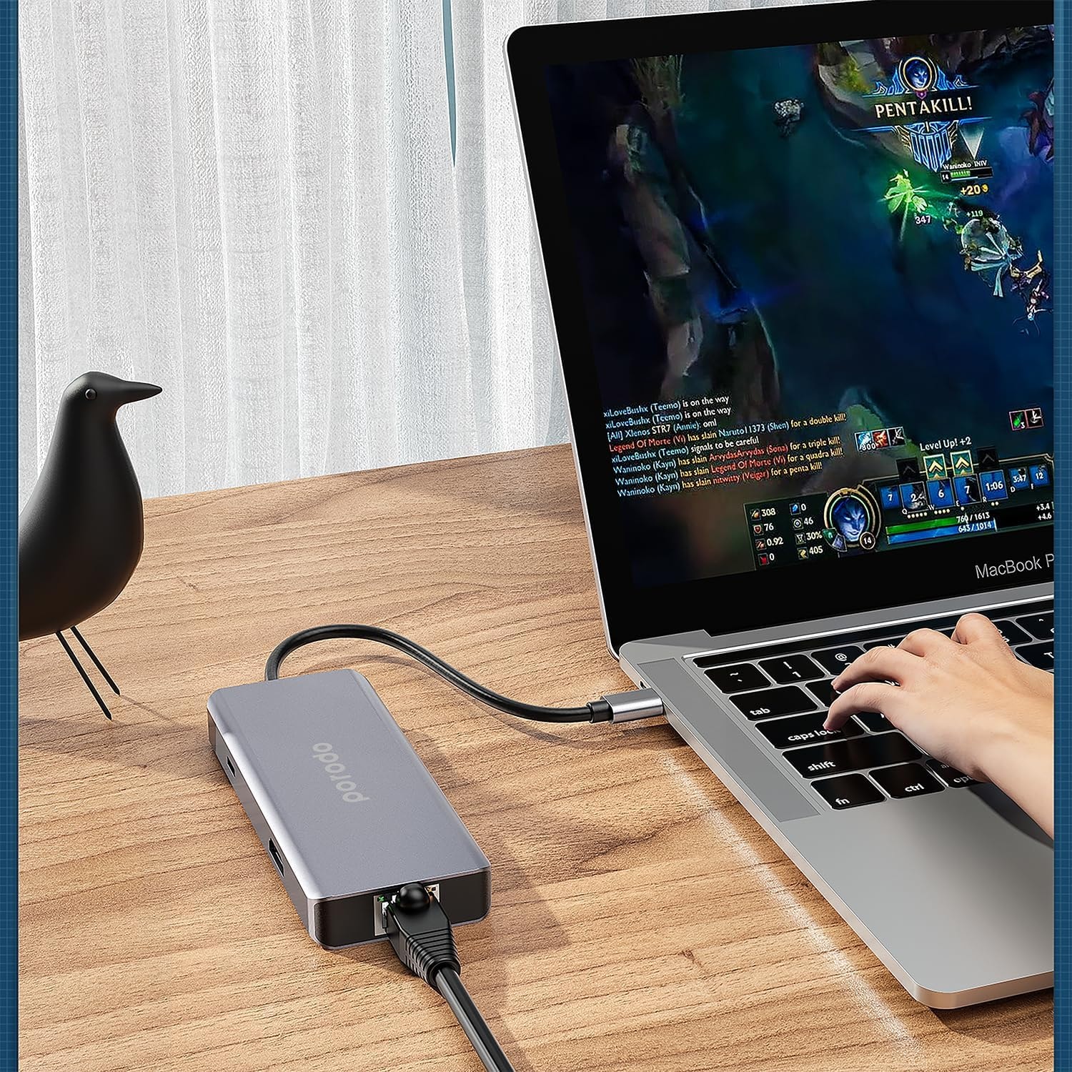PORODO USB-C Multiport Hub Adapter 4